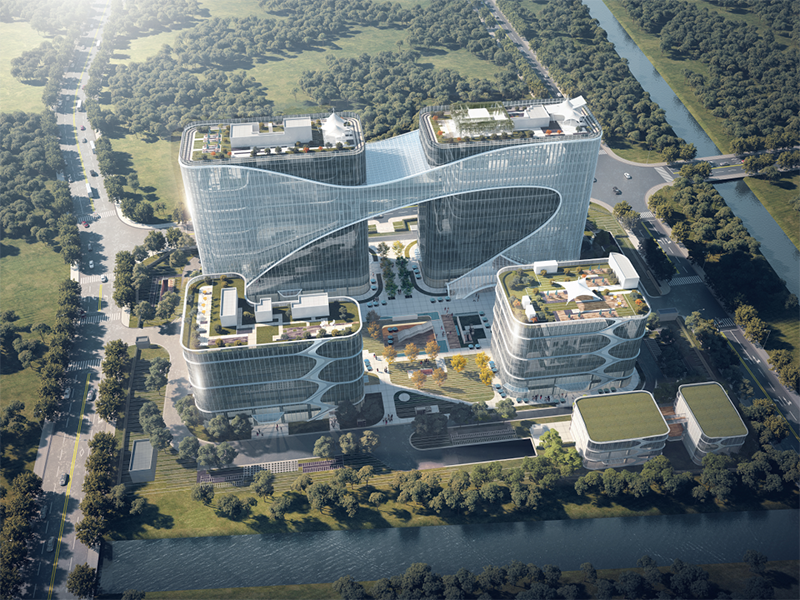 共建未来丨918搏天堂股份（上海）创新基地亮相“2023年闵行区重大工程项目开工仪式”主会场！
